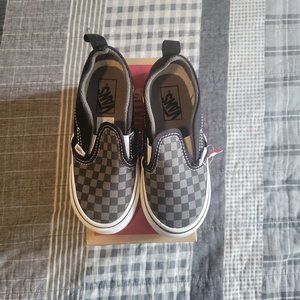 Toddler Slip on Checkered Vans Size  10